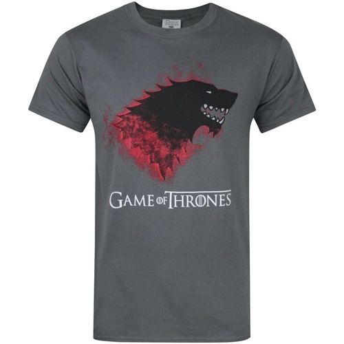 textil Hombre Camisetas manga larga Game Of Thrones Stark Bloody Multicolor