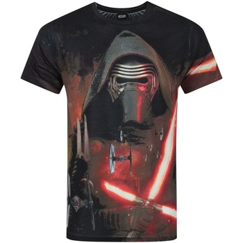 textil Hombre Camisetas manga larga Star Wars: The Force Awakens NS5504 Negro