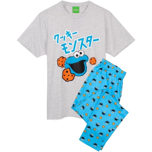 textil Hombre Pijama Sesame Street NS5786 Azul