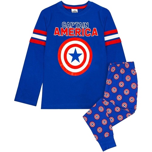textil Niño Pijama Captain America NS5789 Azul