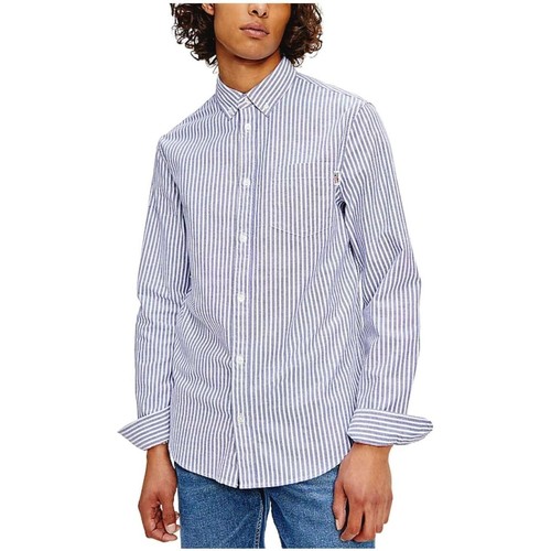 textil Hombre Camisas manga larga Tommy Hilfiger DMODM11327 0A8 Azul