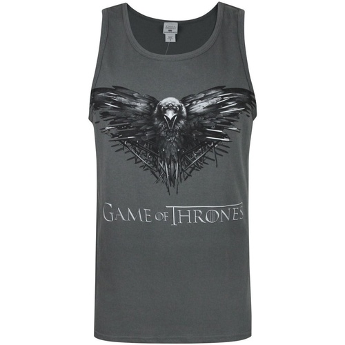 textil Hombre Camisetas sin mangas Game Of Thrones Three Eyed Raven Gris