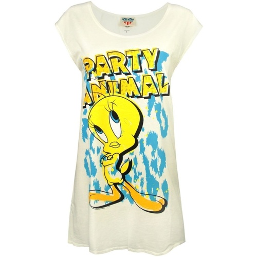 textil Mujer Camisetas sin mangas Dessins Animés Party Animal Blanco