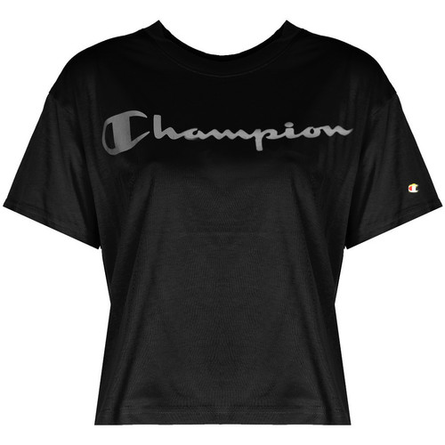 textil Mujer Camisetas manga corta Champion 113290 Negro