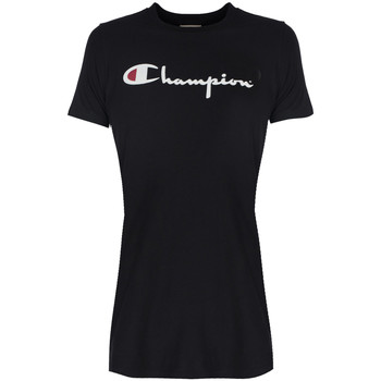 textil Mujer Camisetas manga corta Champion  Negro