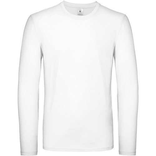 textil Mujer Camisetas manga larga B And C E150 Blanco