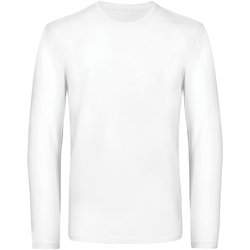 textil Hombre Camisetas manga larga B And C E190 Blanco