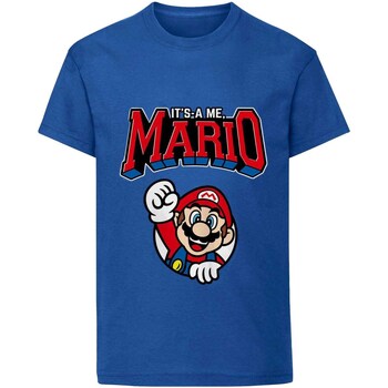 textil Niños Camisetas manga corta Super Mario HE486 Azul