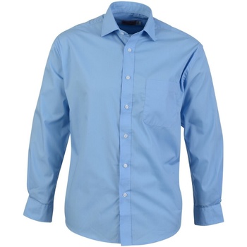 textil Hombre Camisas manga larga Absolute Apparel  Azul