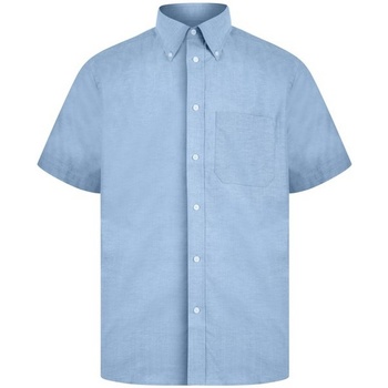 textil Hombre Camisas manga corta Absolute Apparel  Azul