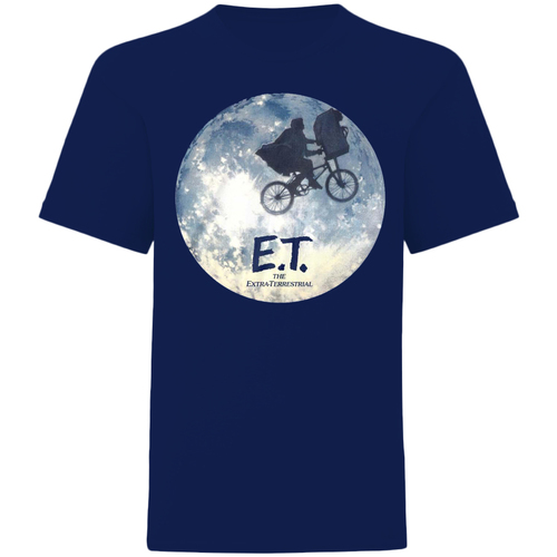 textil Camisetas manga larga E.t. The Extra-Terrestrial HE407 Azul