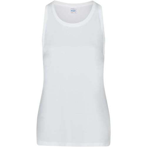 textil Camisetas sin mangas Awdis JC026 Blanco