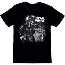 textil Camisetas manga larga Star Wars: The Mandalorian HE344 Negro