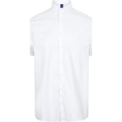 textil Hombre Camisas manga corta Henbury HB537 Blanco