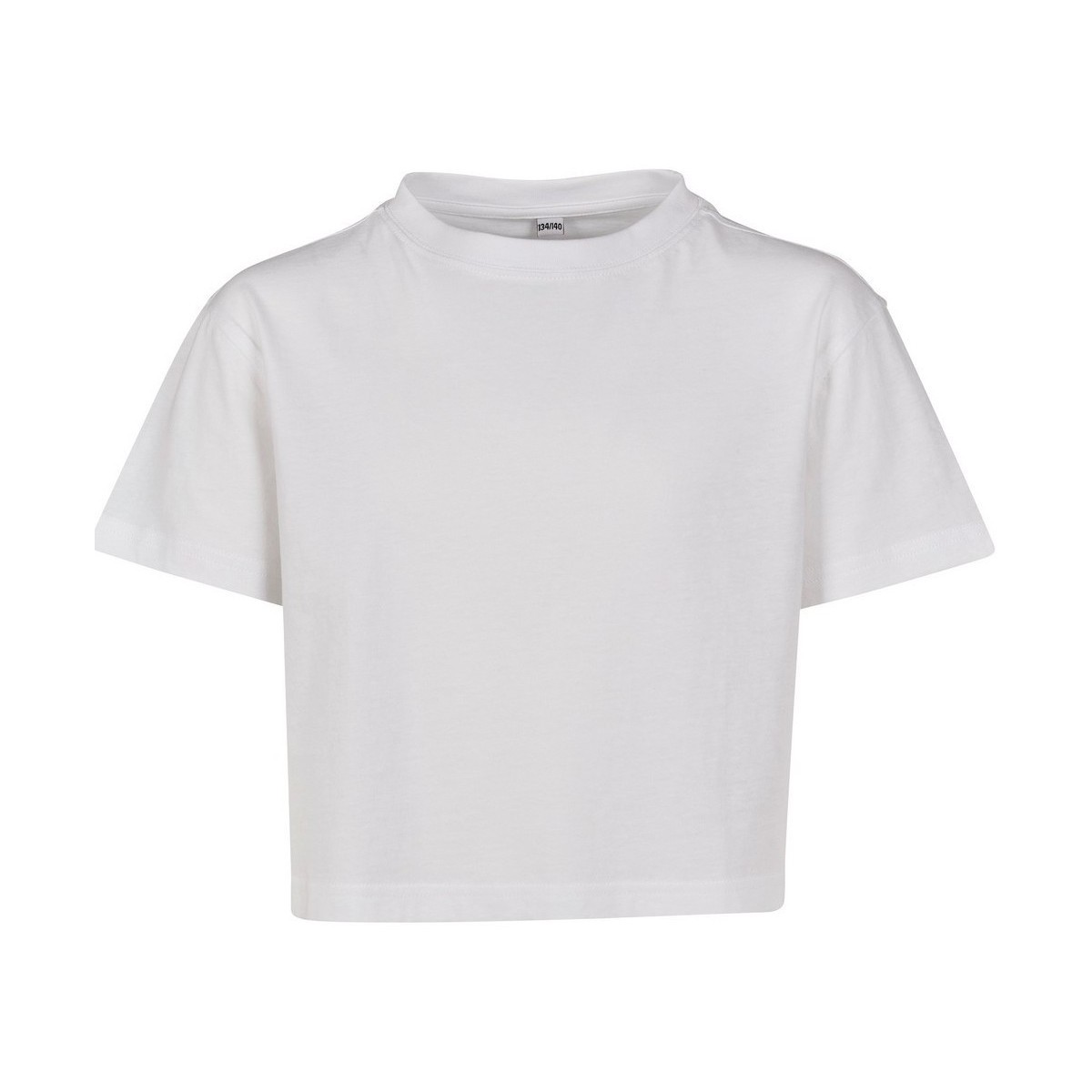 textil Niña Camisetas manga larga Build Your Brand BY114 Blanco