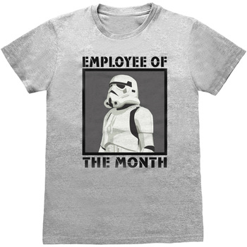 textil Camisetas manga larga Disney Employee Of The Month Gris