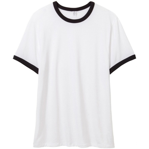 textil Hombre Camisetas manga larga Alternative Apparel AT013 Negro