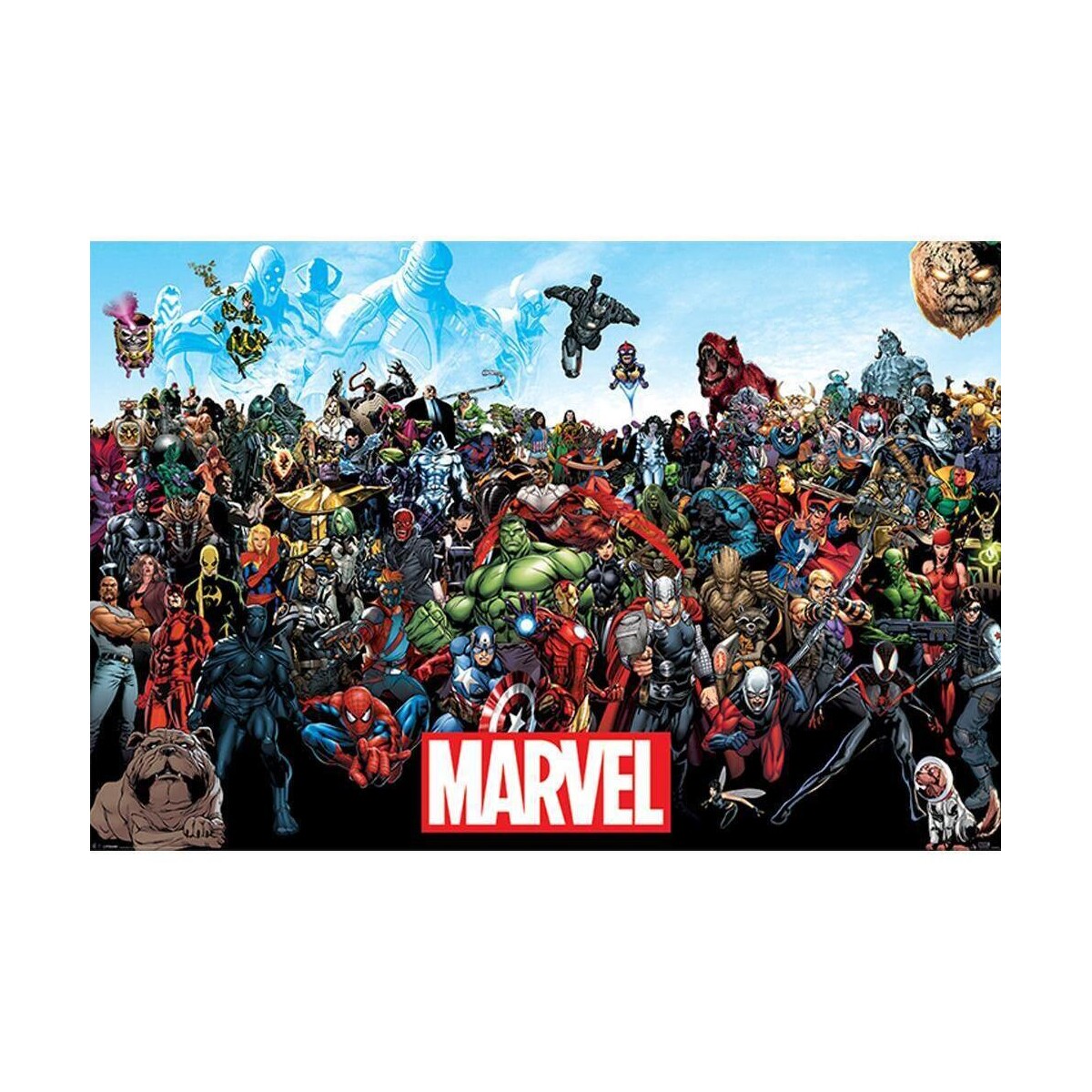 Casa Afiches / posters Marvel TA398 Multicolor