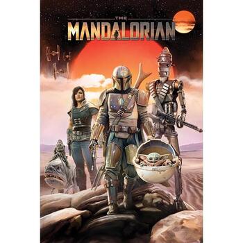 Casa Afiches / posters Star Wars: The Mandalorian TA6889 Multicolor