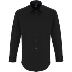 textil Hombre Camisas manga larga Premier PR244 Negro