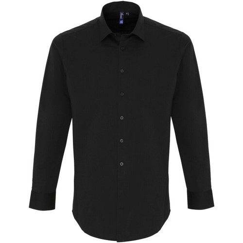 textil Hombre Camisas manga larga Premier PR244 Negro
