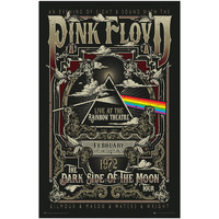 Casa Afiches / posters Pink Floyd TA409 Negro