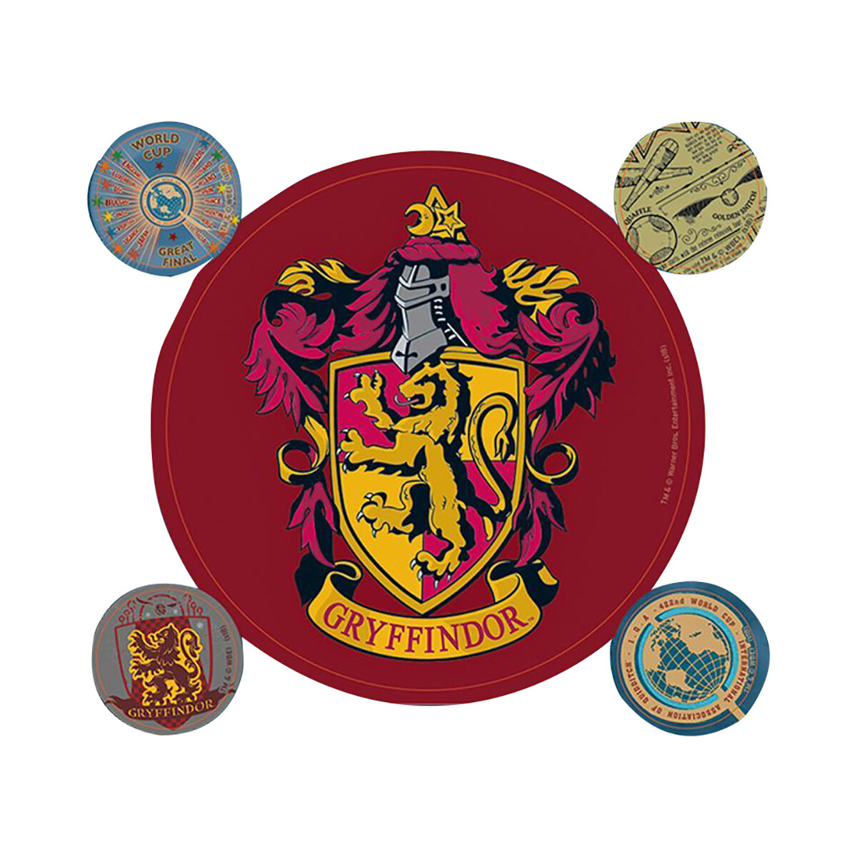 Casa Sticker / papeles pintados Harry Potter TA893 Rojo
