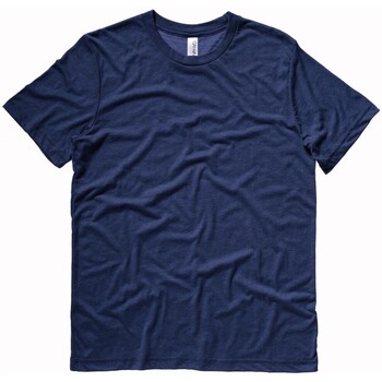 textil Camisetas manga larga Bella + Canvas CV003 Azul