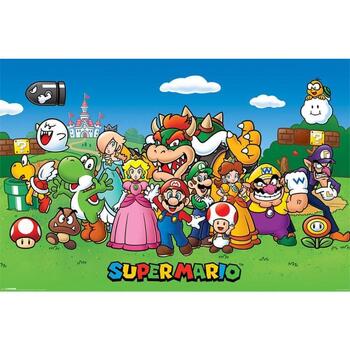 Casa Afiches / posters Super Mario TA2706 Multicolor