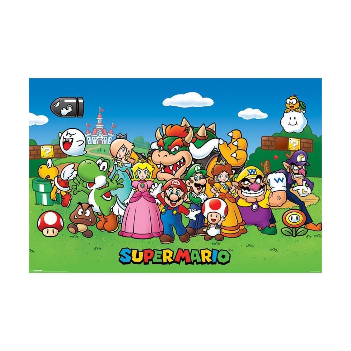 Casa Afiches / posters Super Mario TA2706 Multicolor