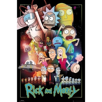Casa Afiches / posters Rick And Morty TA420 Multicolor