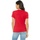 textil Mujer Camisetas manga corta Bella + Canvas BE6400 Rojo