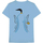 textil Mujer Camisetas manga larga Dessins Animés HE108 Azul