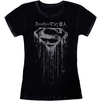 textil Mujer Camisetas manga larga Dessins Animés  Negro