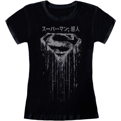 textil Mujer Camisetas manga larga Dessins Animés HE373 Negro