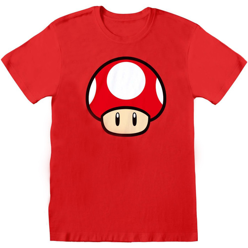 textil Camisetas manga larga Super Mario Power Up Rojo