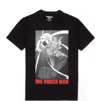 textil Hombre Camisetas manga larga One Punch Man  Negro