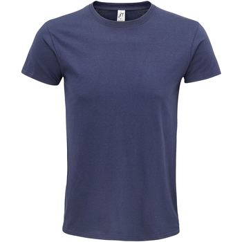 textil Camisetas manga larga Sols 03564 Azul