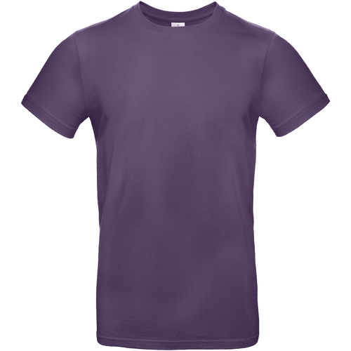 textil Hombre Camisetas manga larga B And C BA220 Violeta