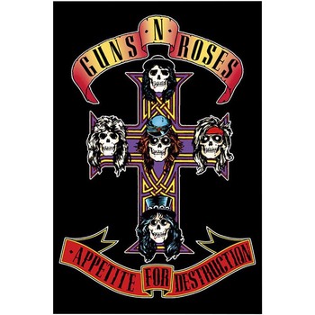 Casa Afiches / posters Guns N Roses TA350 Negro
