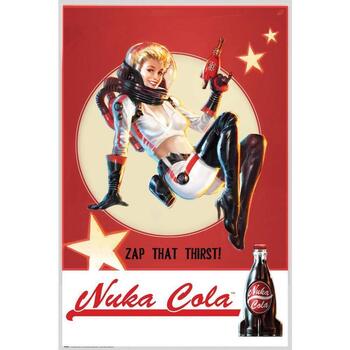 Casa Afiches / posters Fallout TA4017 Rojo