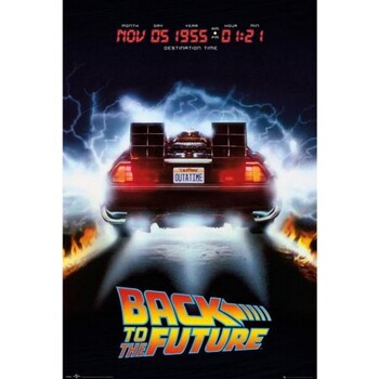 Casa Afiches / posters Back To The Future TA6441 Negro