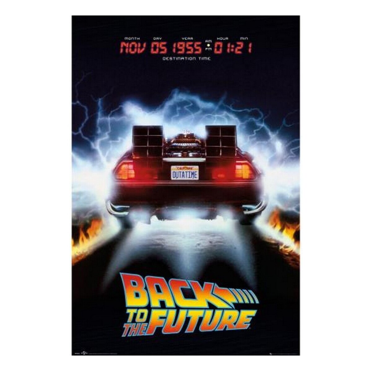 Casa Afiches / posters Back To The Future TA6441 Negro