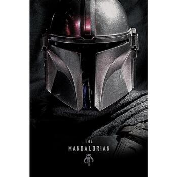 Casa Afiches / posters Star Wars: The Mandalorian TA7560 Negro