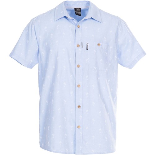 textil Hombre Camisas manga larga Trespass Slapton Palm Azul