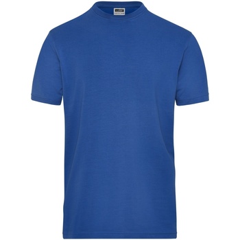 textil Hombre Camisetas manga larga James And Nicholson FU1001 Azul
