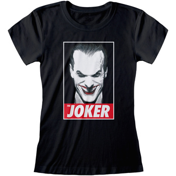textil Mujer Camisetas manga larga The Joker  Negro