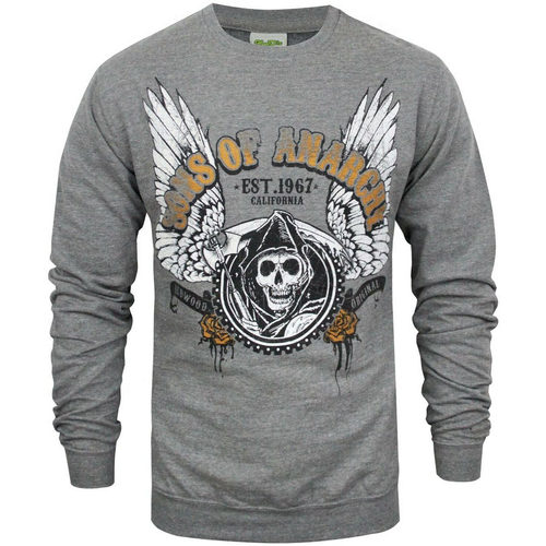 textil Sudaderas Sons Of Anarchy Winged Reaper Gris