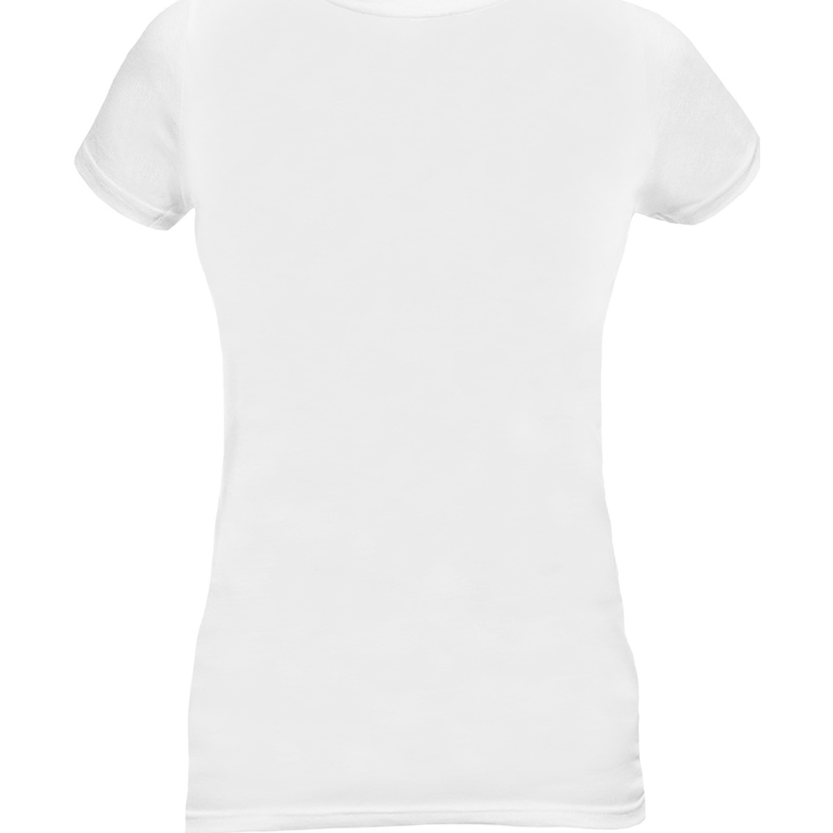 textil Mujer Camisetas manga larga Dc Comics NS4592 Blanco