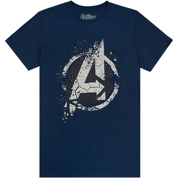 textil Hombre Camisetas manga larga Avengers  Azul